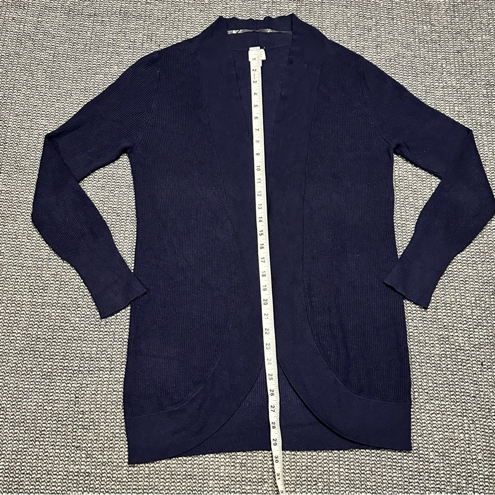 a new day Women's Deep Blue Cardigan Sweater - Picture 4 of 5